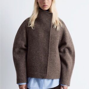 & Other Stories Asymmetric Wool Jacket